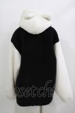 画像3: NieR Clothing / 耳付きフードバイカラーボアアウター  白×黒 H-26-03-18-029-PU-CO-KB-ZH (3)