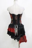 画像3: Qutie Frash / オーバーバストコルセット  黒×赤 H-26-03-18-035-QU-TO-KB-ZH (3)