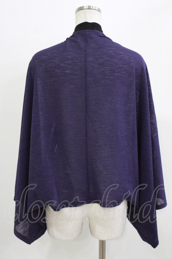 画像3: Qutie Frash / ポンチョカーデ  パープル H-26-03-18-040-QU-TO-KB-ZH (3)