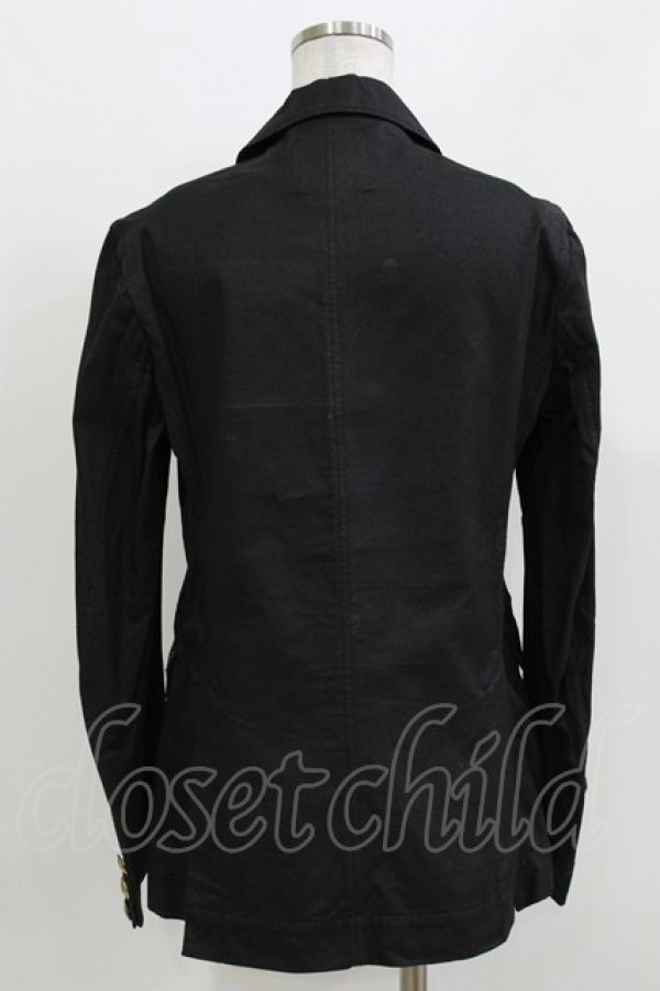 画像3: h.ANARCHY / スカルプリントボタンジャケット  黒 H-26-03-18-042-HN-JA-KB-ZH (3)