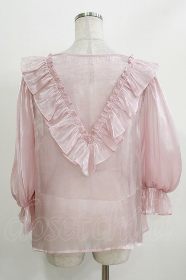 画像3: Candy Stripper / CHULIP ORGANDIEブラウス  ピンク H-26-03-18-044-PU-BL-KB-ZH (3)