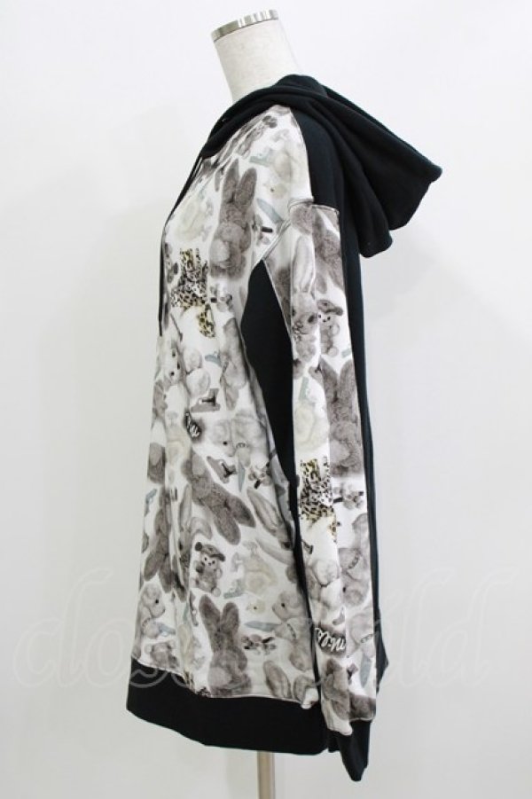 画像2: MILKBOY / KILL IT SOFTLY HOODIE  モノトーン×クロ H-26-03-18-047-MB-TO-KB-ZH (2)