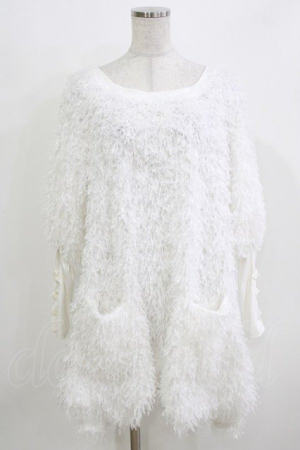 画像1: Qutie Frash / パフスリーブチュニック  白 H-26-03-18-048-QU-OP-KB-ZH (1)