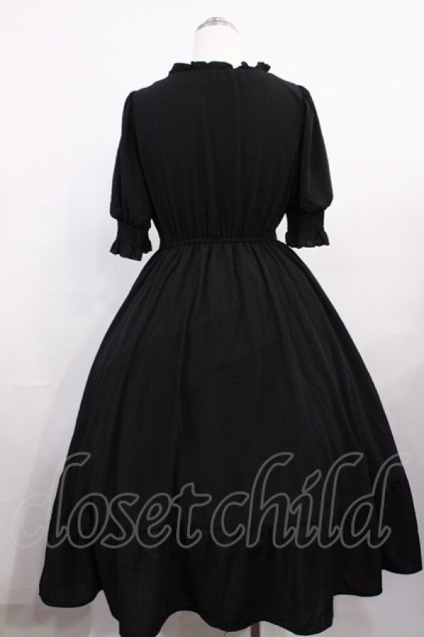 画像2: m petit by misako / AMレースアップワンピース S ブラック H-26-03-18-1006-LO-OP-NS-ZH (2)