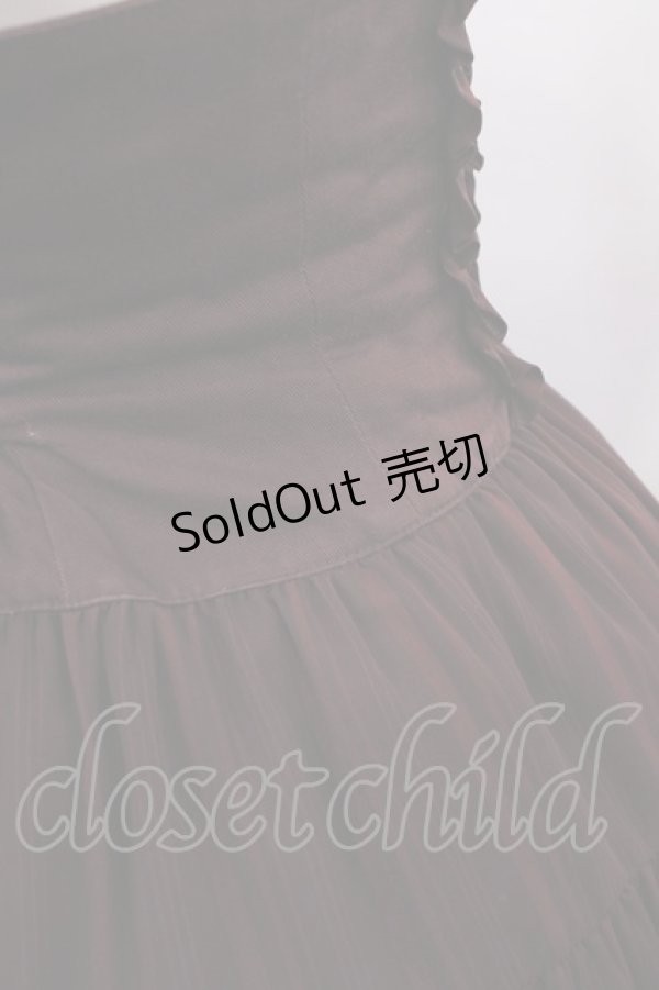 画像3: Innocent World / トリプルストライプスカート M ボルドー H-26-03-18-1001-IW-SK-NS-ZH (3)