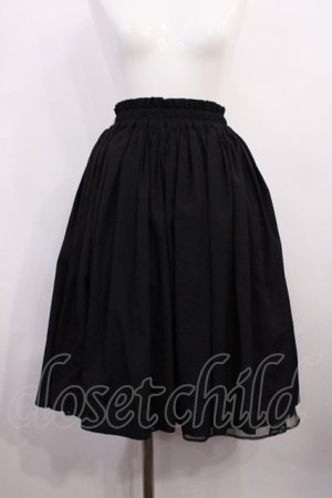 画像: Amavel / オーガンジースカート Free ブラック H-26-03-18-1017-CA-SK-NS-ZH