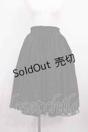 画像: Amavel / オーガンジースカート Free ブラック H-26-03-18-1017-CA-SK-NS-ZH