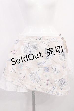 画像: ALICE and the PIRATES / ALICE'S NEVER VOYAGE柄スカート Free ベージュ H-26-03-18-1020-PA-SK-NS-ZH