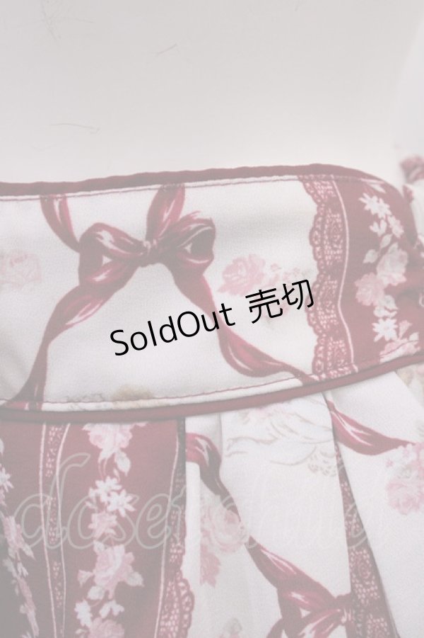 画像3: LIZ LISA / リボンベアー柄スカパン Free オフ/レッド H-26-03-18-1022-LO-PA-NS-ZH (3)