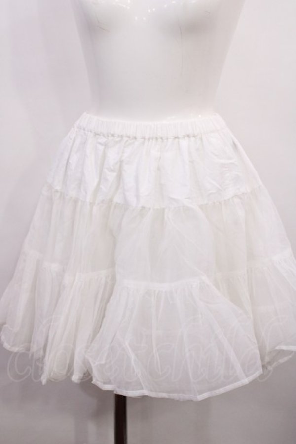 画像1: BABY,THE STARS SHINE BRIGHT / ふわふわパニエ Free ホワイト H-26-03-18-1024-BA-SK-NS-ZH (1)