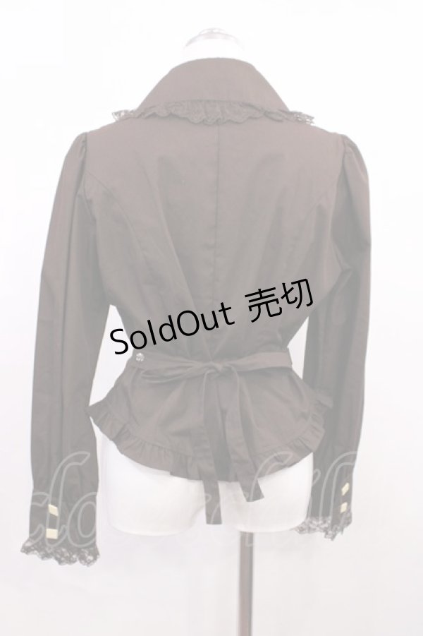 画像2: Innocent World / クッキーボタンブラウス L ショコラ H-26-03-18-1028-IW-BL-NS-ZH (2)