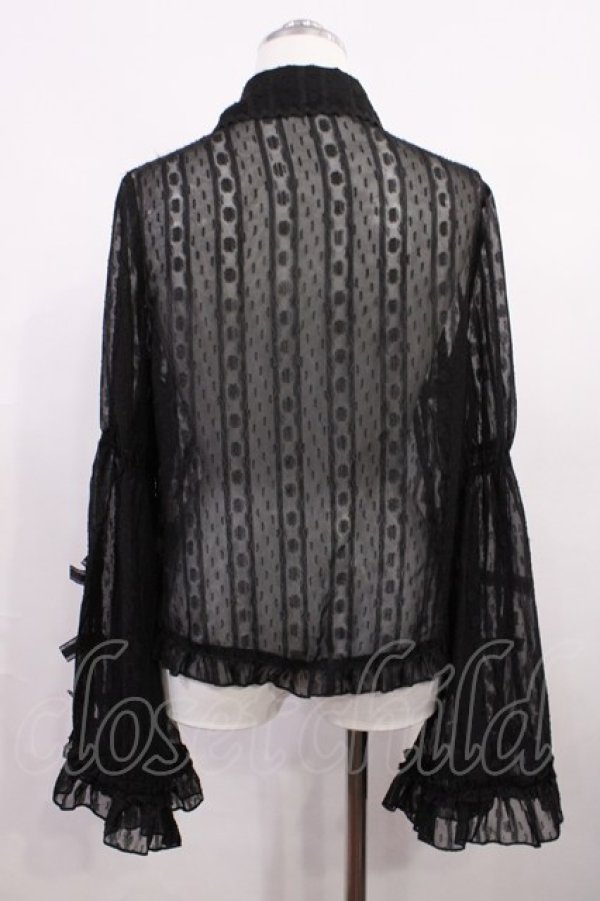 画像2: To Alice / フレア袖ブラウス M ブラック H-26-03-18-1032-LO-BL-NS-ZH (2)