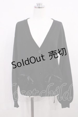 画像: MA*RS / スピンドルポケットニットカーディガン Free ブラック H-26-03-18-1033-EL-TO-NS-ZH