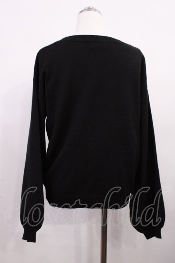 画像2: MA*RS / スピンドルポケットニットカーディガン Free ブラック H-26-03-18-1033-EL-TO-NS-ZH (2)