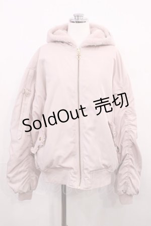 画像: LIZ LISA / 2WAYファーフード中綿ブルゾン Free ピンク H-26-03-18-1035-LO-CO-NS-ZH