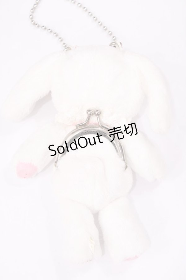 画像2: BABY,THE STARS SHINE BRIGHT / うさくみゃガマ口ミニ  オフ白 H-26-03-18-1038-BA-ZA-NS-ZH (2)