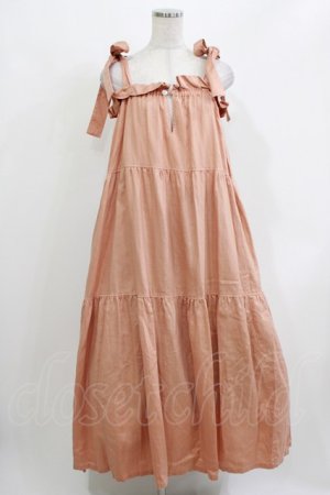画像: Katie / COVEN tiered dress  オレンジベージュ H-26-03-18-004-LO-OP-KB-ZH