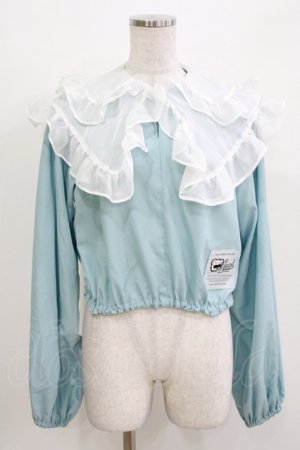 画像: LAND by MILK BOY / SEE THRU COLLAR   ブルー H-26-03-18-051-0-BL-KB-ZH