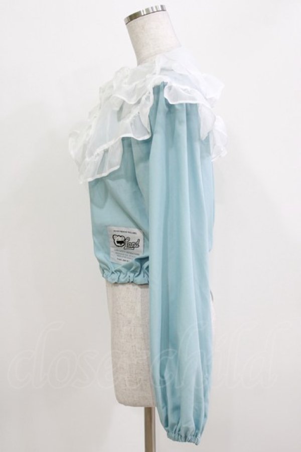 画像2: LAND by MILK BOY / SEE THRU COLLAR   ブルー H-26-03-18-051-0-BL-KB-ZH (2)