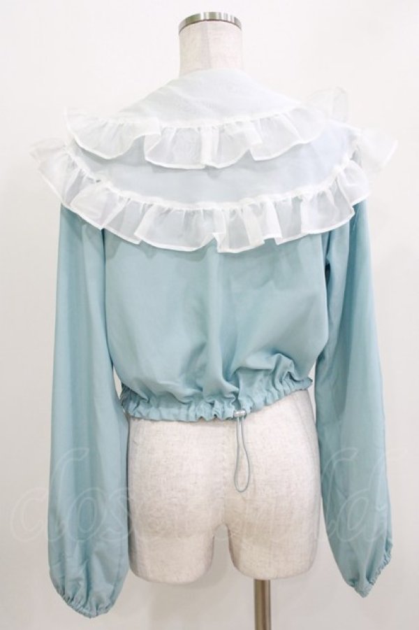 画像3: LAND by MILK BOY / SEE THRU COLLAR   ブルー H-26-03-18-051-0-BL-KB-ZH (3)