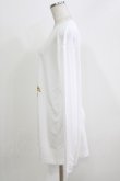 画像2: meltyglow / プリントロングトップス XL 白 H-26-03-18-052-PU-TO-KB-ZH (2)