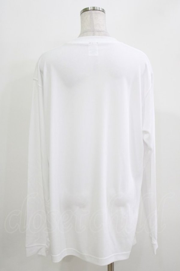 画像3: meltyglow / プリントロングトップス XL 白 H-26-03-18-052-PU-TO-KB-ZH (3)