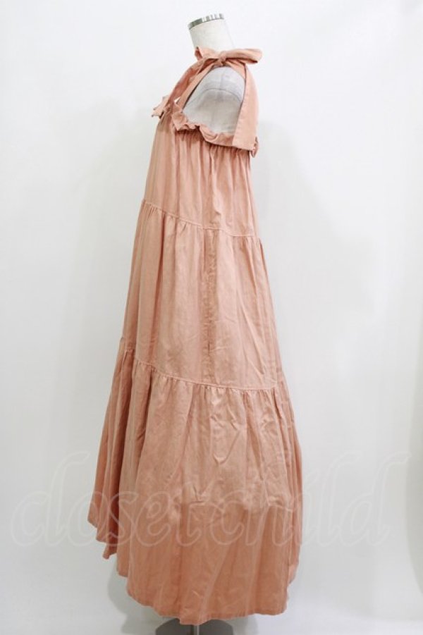 画像2: Katie / COVEN tiered dress  オレンジベージュ H-26-03-18-004-LO-OP-KB-ZH (2)