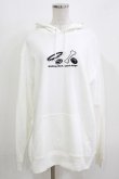 画像1: NieR Clothing / プリントPULLOVER PARKA 2XL 白 H-26-03-18-055-PU-TO-KB-ZH (1)