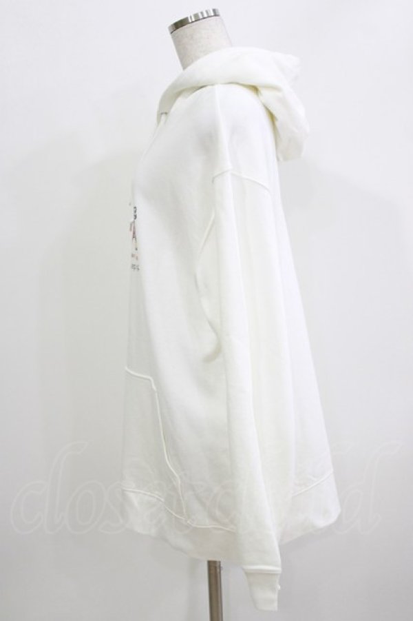 画像2: NieR Clothing / プリントPULLOVER PARKA 2XL 白 H-26-03-18-056-PU-TO-KB-ZH (2)