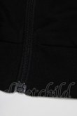 画像4: NieR Clothing / 着物風袖ORANGE LINE ZIP OUTER  黒 H-26-03-18-058-PU-TO-KB-ZH (4)
