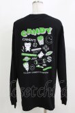 画像3: Candy Stripper / 8bit　L/S TEE  黒 H-26-03-18-060-PU-TO-KB-ZH (3)