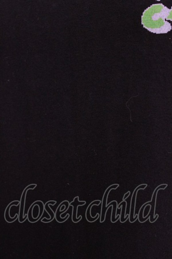 画像4: Candy Stripper / 8bit　L/S TEE  黒 H-26-03-18-060-PU-TO-KB-ZH (4)