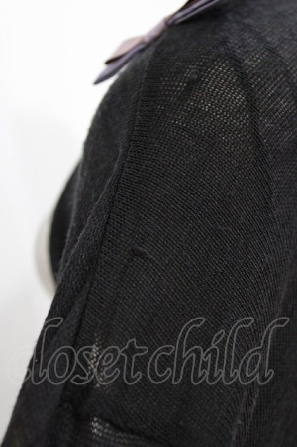 画像4: gouk / リボン付きボレロ  黒 H-26-03-18-062-GO-TO-KB-ZH (4)