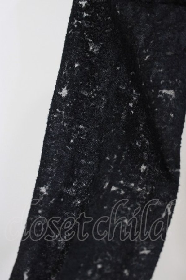 画像4: NiNE. / 異素材切替フリルボレロ  黒×白 H-26-03-18-063-PU-TO-KB-ZH (4)