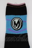 画像2: MILKBOY / Arrow socks  黒×青 H-26-03-18-072-MB-ZA-KB-ZH (2)