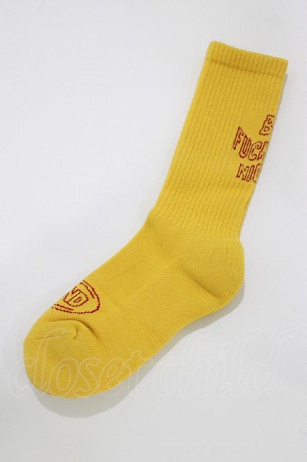 画像1: Candy Stripper / CND RIB SOCKS  YELLOW H-26-03-18-074-PU-ZA-KB-ZH (1)