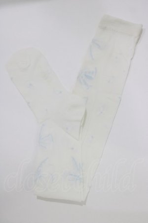 画像: Jane Marple / リボンレースオーバーニー  オフ×ブルー H-26-03-18-076-JM-ZA-KB-ZH