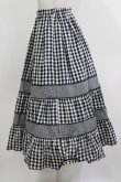 画像2: merry jenny / イレギュラーチェックスカート  ブラック H-26-03-18-008-LO-SK-KB-ZH (2)