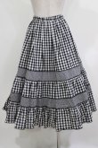 画像3: merry jenny / イレギュラーチェックスカート  ブラック H-26-03-18-008-LO-SK-KB-ZH (3)