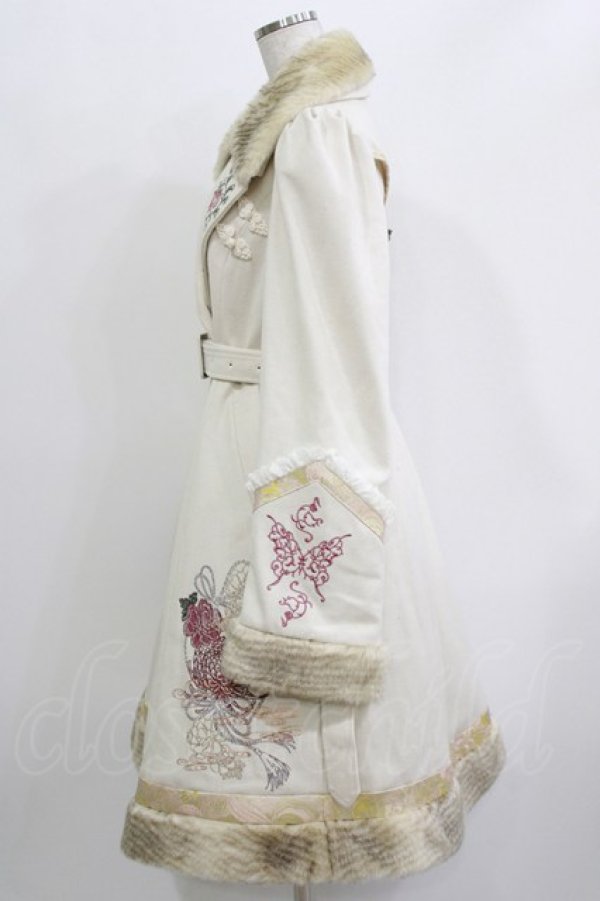 画像2: Ozz oneste / 雪化憧コート  アイボリー H-26-03-18-009-OO-CO-KB-ZH (2)