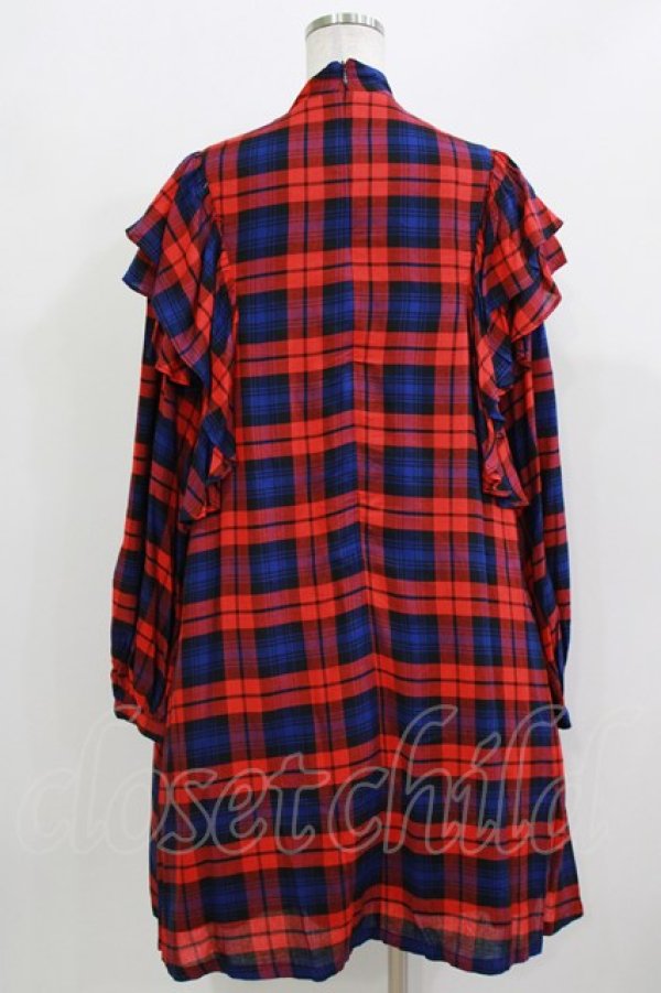 画像3: Candy Stripper / GLUMLY BEAR CHECK ONE-PIECE 2(M) RED H-26-03-18-010-PU-OP-KB-ZH (3)