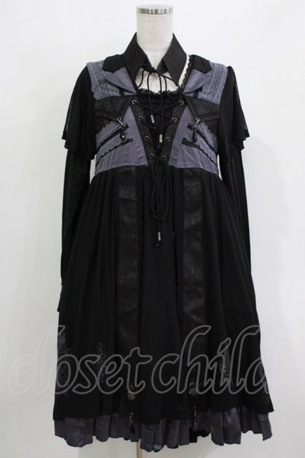 画像1: Ozz oneste / Fairy tale Roseワンピース  ブラック H-26-03-18-011-OO-OP-KB-ZH (1)