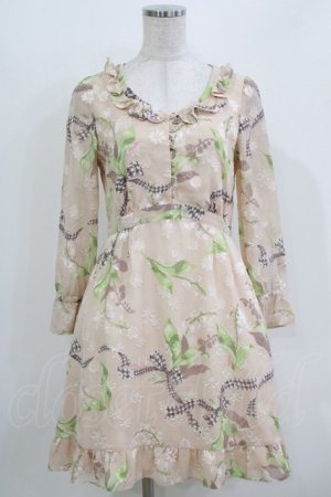 画像: MILK / Lilybellシアードレス  ハニーベージュ H-26-03-18-013-ML-OP-KB-ZH