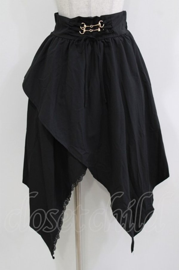 画像1: NieR Clothing / イレギュラースカート  ブラック H-26-03-18-014-PU-SK-KB-ZH (1)