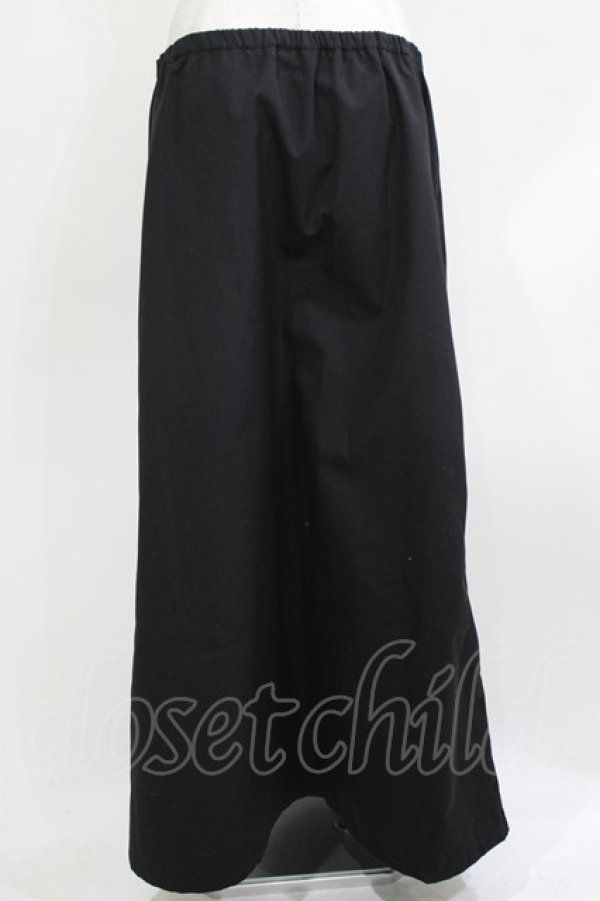 画像3: h.NAOTO / サイドZIPメッシュ切替スカート  黒 H-26-03-18-018-HN-SK-KB-ZH (3)