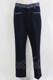 画像1: MILKBOY / 2TONE PANTS  ネイビー H-26-03-18-021-MB-PA-KB-ZH (1)