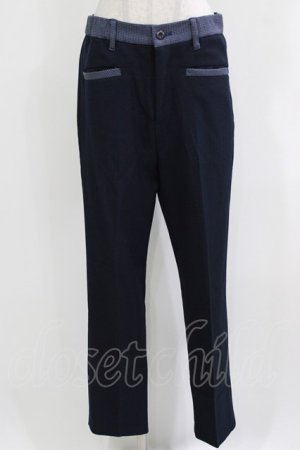 画像: MILKBOY / 2TONE PANTS  ネイビー H-26-03-18-021-MB-PA-KB-ZH
