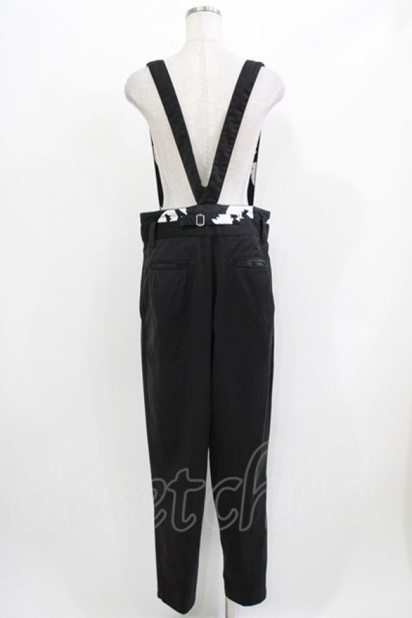 画像3: MINT NeKO / サス付センタープレスパンツ  黒 H-26-03-18-023-HN-PA-KB-ZH (3)