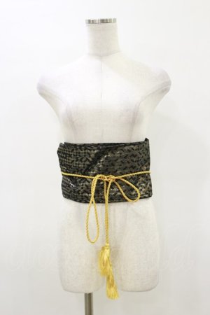 画像: Qutie Frash / 浴衣帯  ゴールド H-26-03-20-006-QU-ZA-KB-ZH