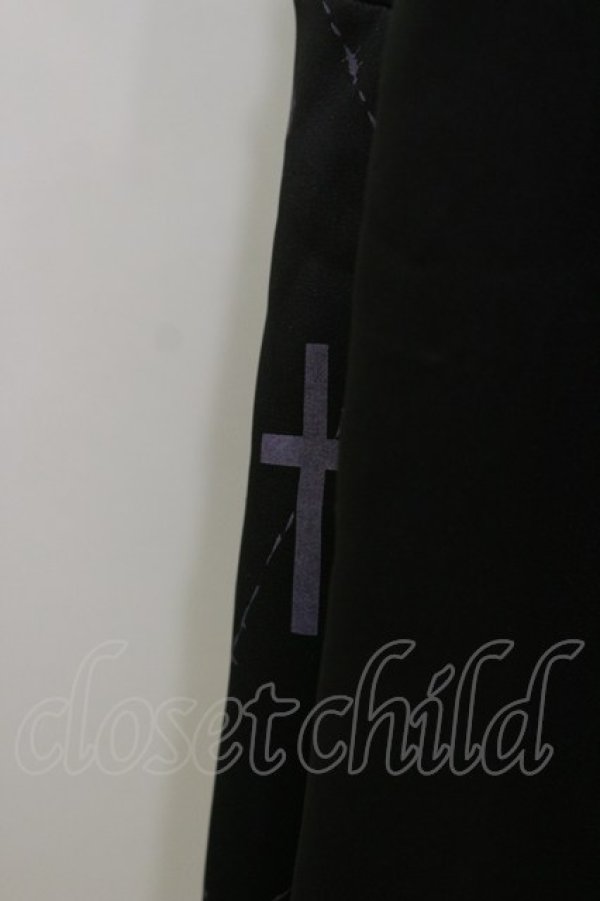 画像3: SEX POT ReVeNGe / プリント切替サルエルパンツ  黒 H-26-03-20-039-SP-PA-KB-ZH (3)